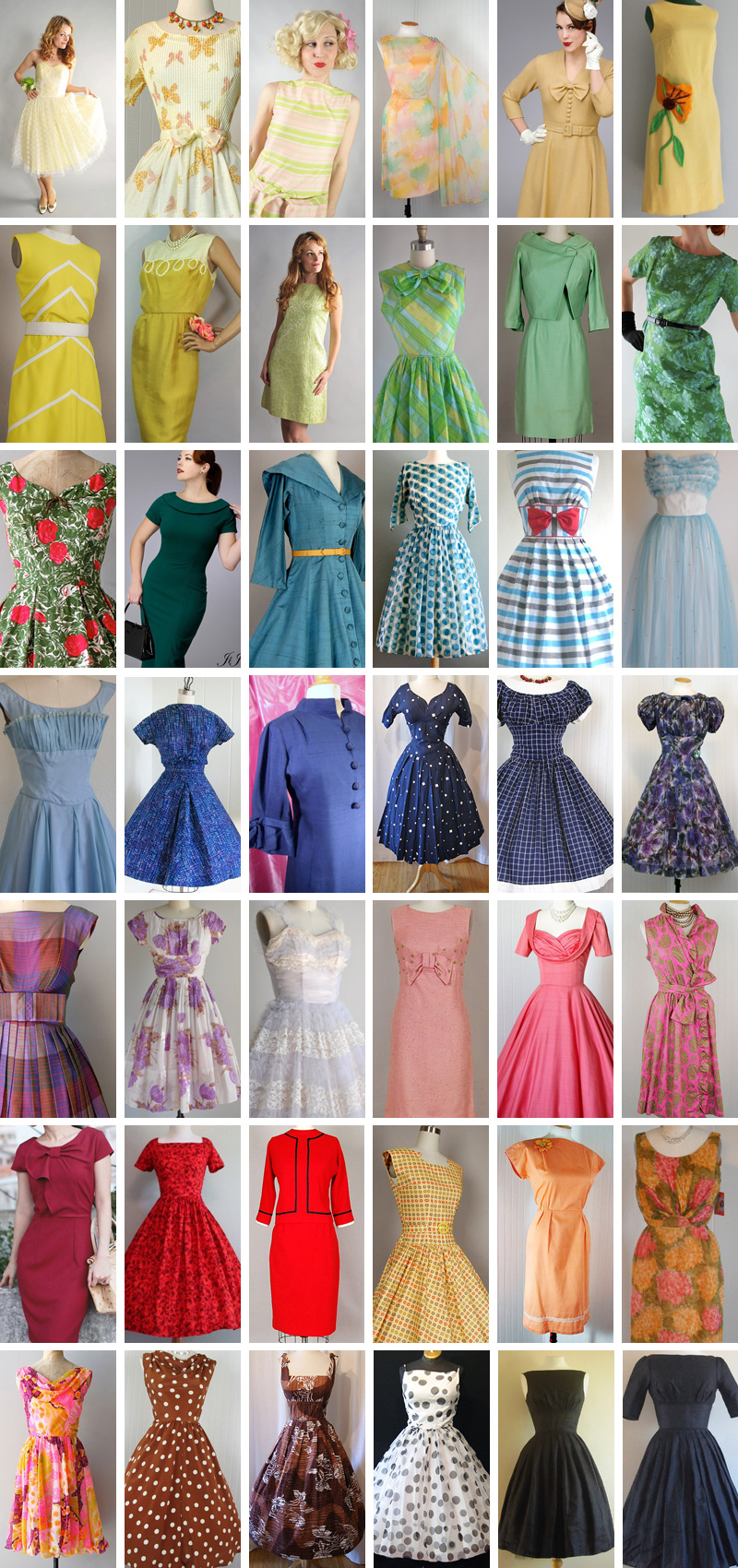 etsy vintage dresses