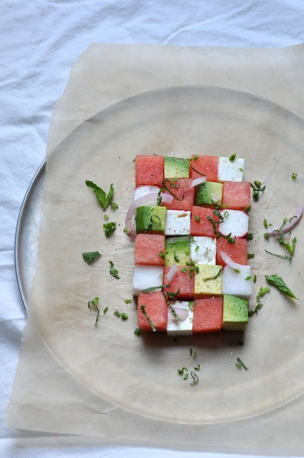 Summer watermelon salad by Ilana Freddye