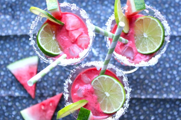 Watermelon Margaritas by ValSoCal. 